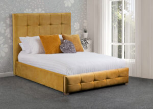 image of Sweet Dreams Cusack Bed frame in opulence mustard
