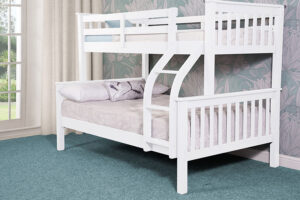 Image of Sweet Dreams Treble Bunk Bed in White
