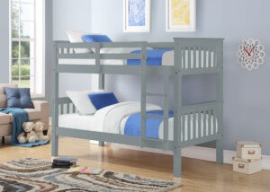 Image of Sweet Dreams Whiz Bunk Bed in Grey
