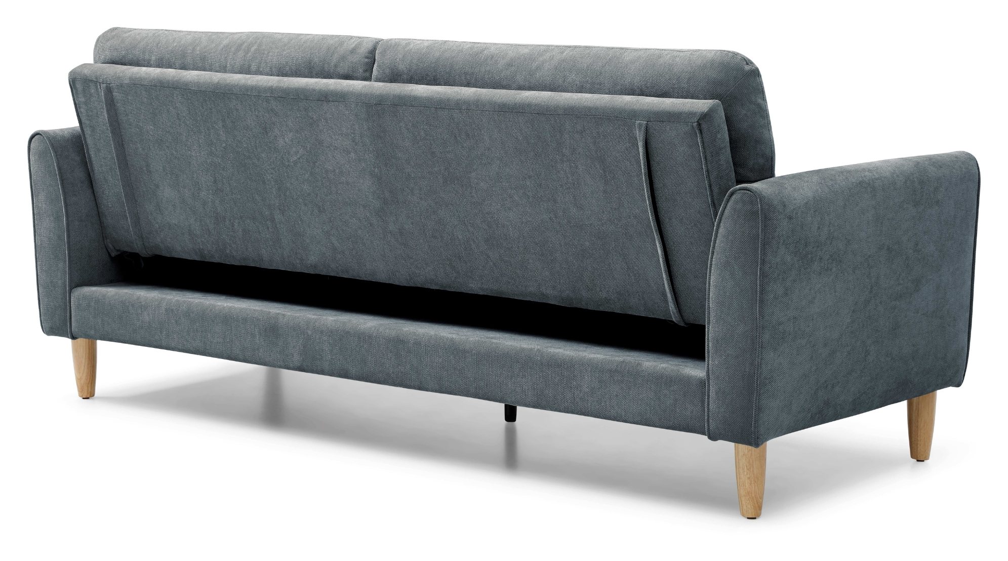 Back view of the Harvey Sofa Bed in Venus Denim chenille