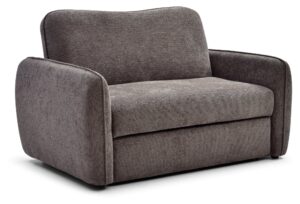Millie Sofa Bed in Mercury Mocha soft chenille viewed from the front