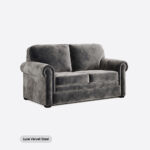 Luxe Velvet Steel