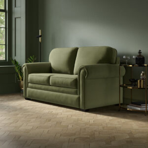 Side view of the Jay-Be Heritage 2 seater sofa bed
