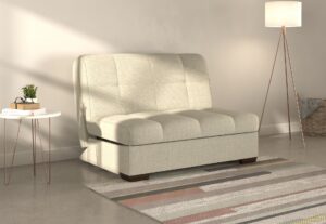 Harper Sofa Bed in Piero Spring fabric, shown as a sofa