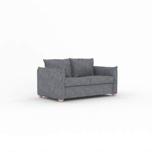 Oliver sofa bed in Piero Thunderstorm fabric, shown as a sofa