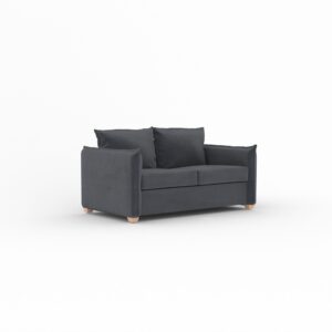 Oliver sofa bed in Sunningdale Granite fabric, shown as a sofa