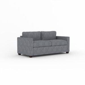 Elliot sofa bed in Piero Thunderstorm fabric, shown as a sofa