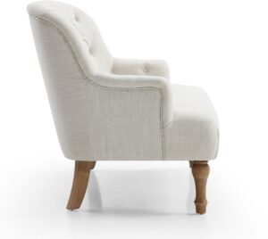 Tufted back detail on the Bianca 2 seater