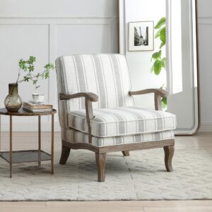 Colwell Armchair in Meadow print natural