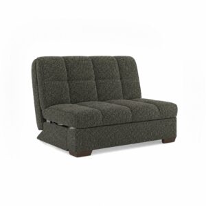 Harper Sofa Bed in Fergus Boulder fabric, shown as a sofa