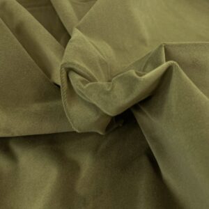 Oliver sofa bed in Sunningdale Olive fabric, shown from a second angle