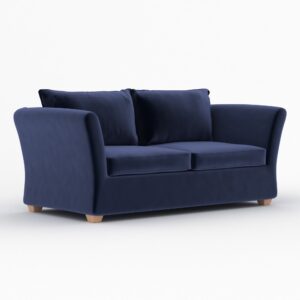 Kendle sofa bed in Sunningdale Olive fabric, shown as a sofa
