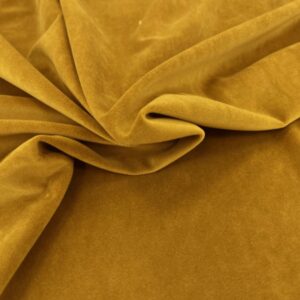 Kendle sofa bed in Sunningdale Saffron fabric, shown from a second angle