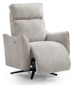 Control buttons on the inner arm of the Finn recliner