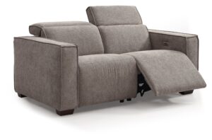 Primo 2 seater from the side showing the reclining profile
