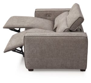 Primo Electric 2 Seater Recliner three-quarter view