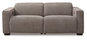 Primo 3 seater electric recliner sofa, front elevation