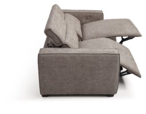 Detail of the Mole chenille weave upholstery on the Primo sofa