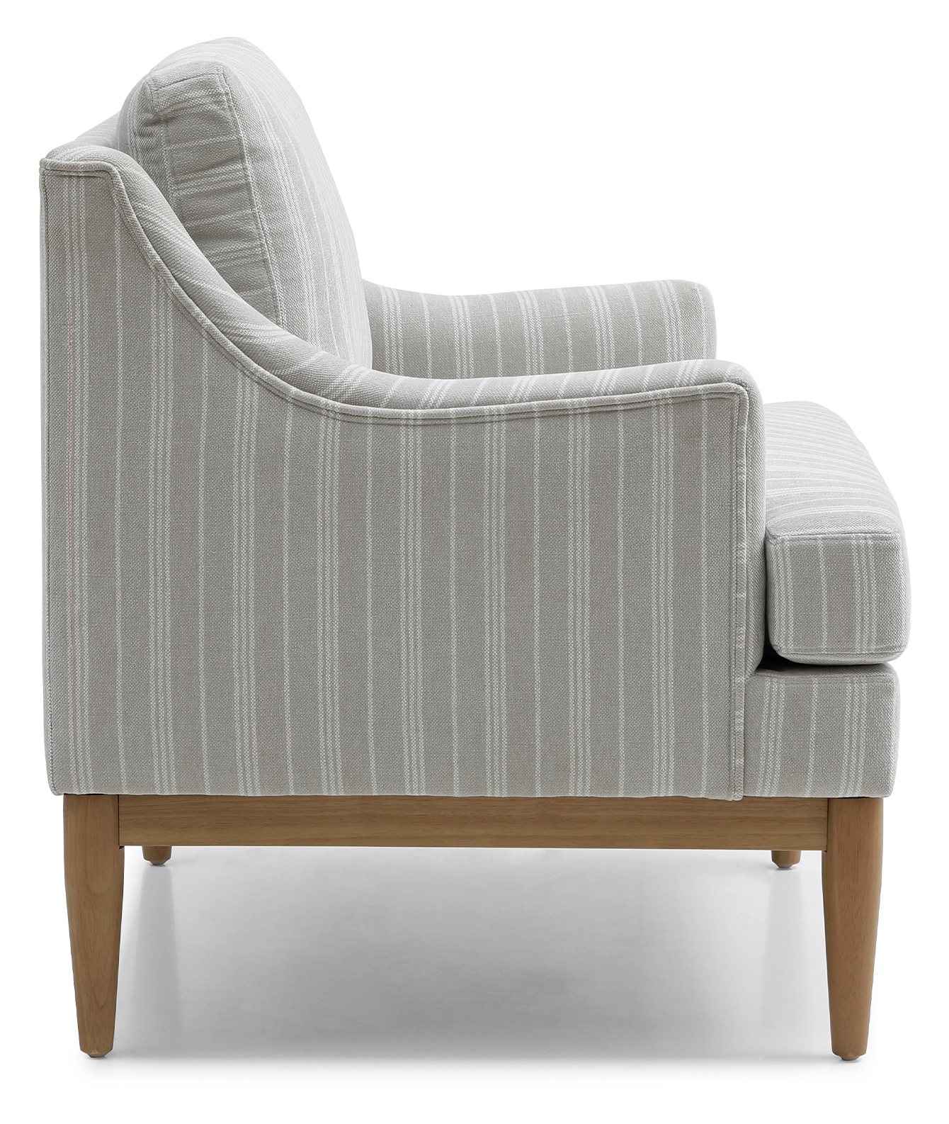 Briar Accent Chair front view showing the padded back cushion