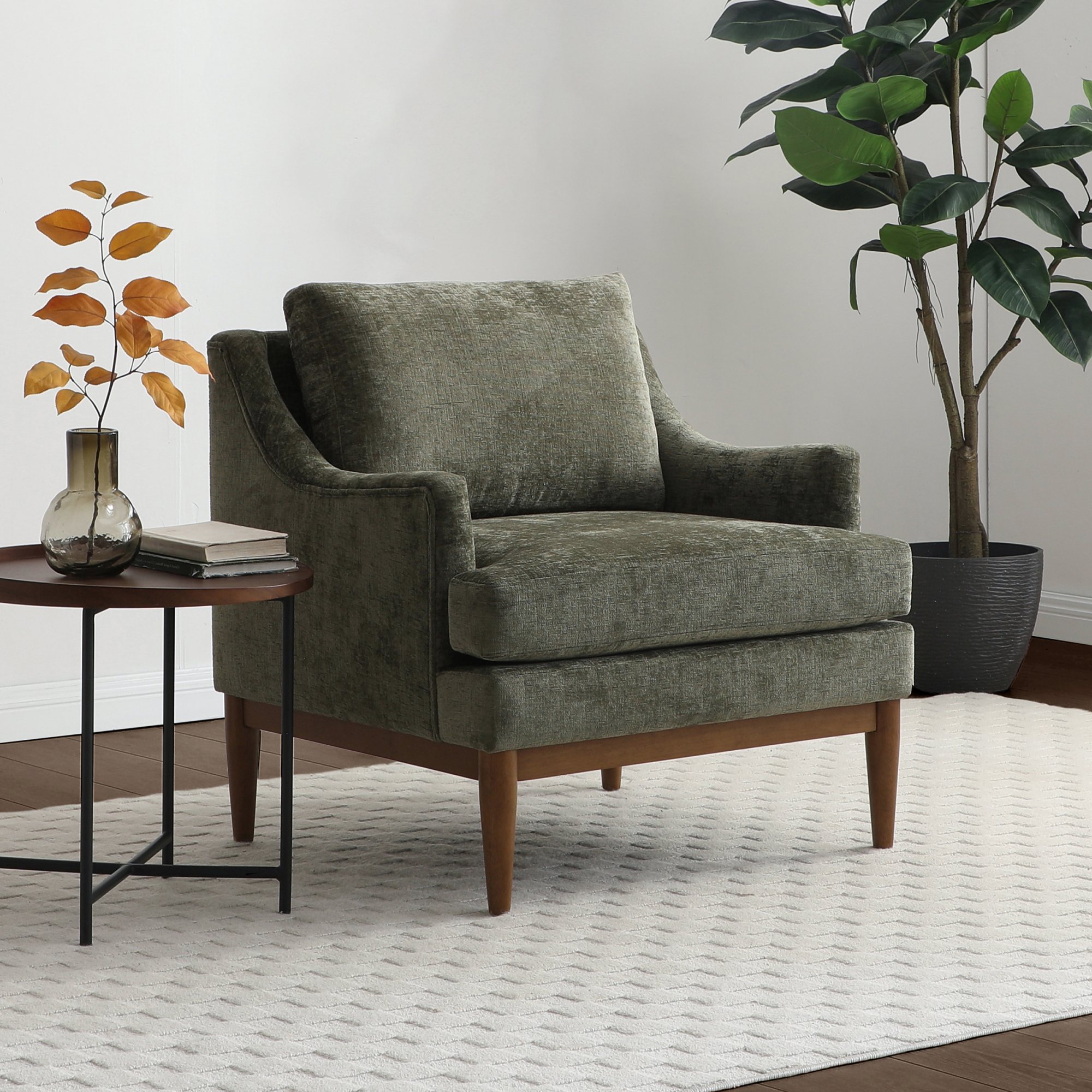 Rear view of the Briar Accent Chair