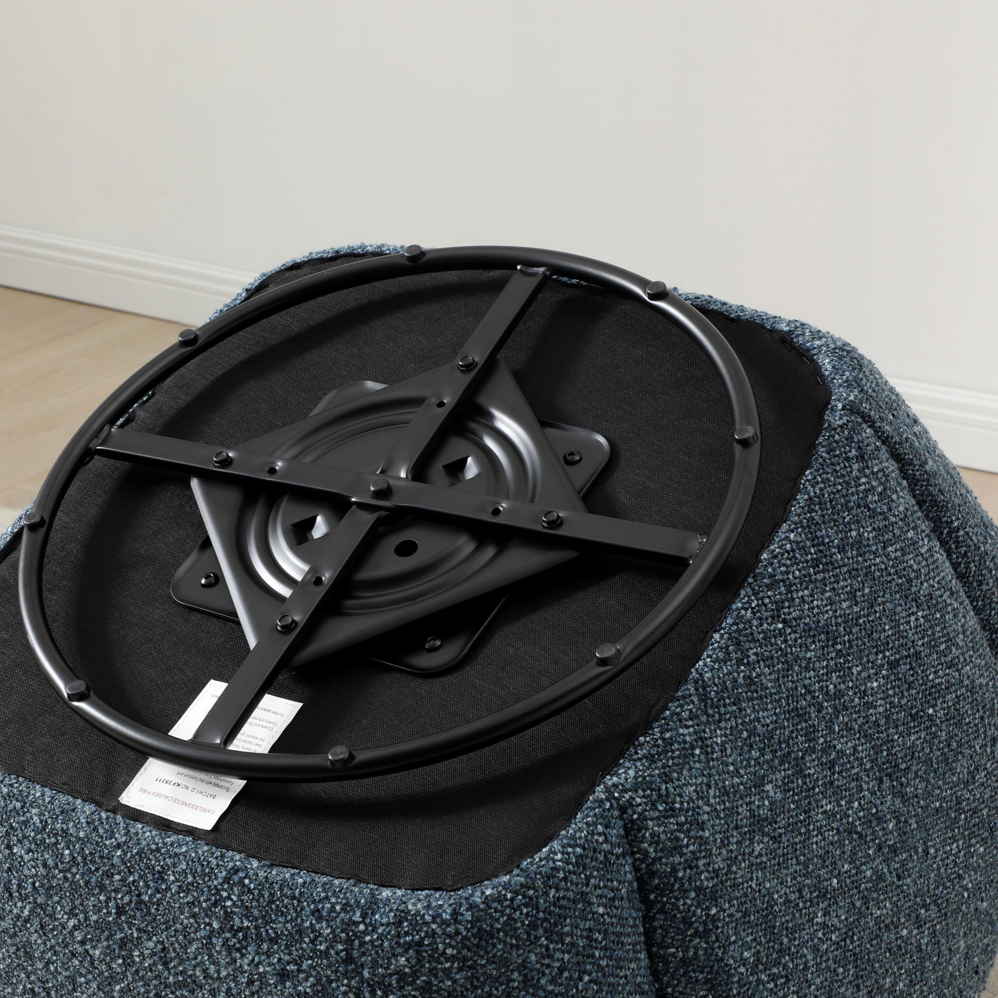 Micky Swivel Chair three-quarter view