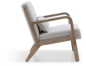 Washed frame detail on the Inca lounge chair