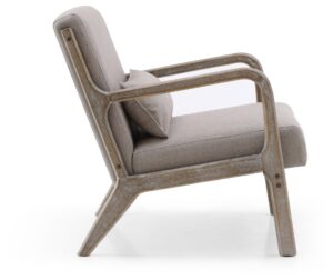Linen weave close-up on the Inca chair