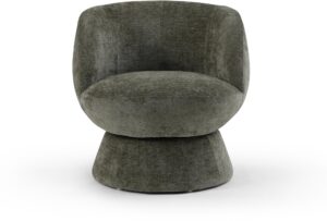 Swivel base detail on the Tulip chair