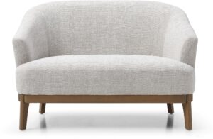 Ella 2 Seater Tub Sofa styled in a room setting