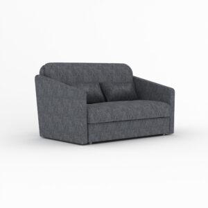 Redford with Arms sofa bed in Seoul Olivine fabric, shown as a sofa