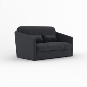 Redford with Arms sofa bed in Sunningdale Granite fabric, shown as a sofa