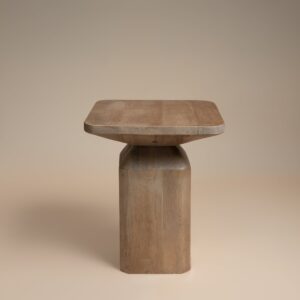 Remy Lamp Table in solid mango wood with a square 45cm top