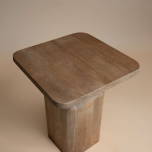 Remy Lamp Table from the front at 55cm high