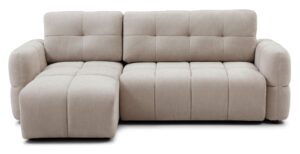 Detail of the Thetis chenille upholstery on the Morgan sofa bed