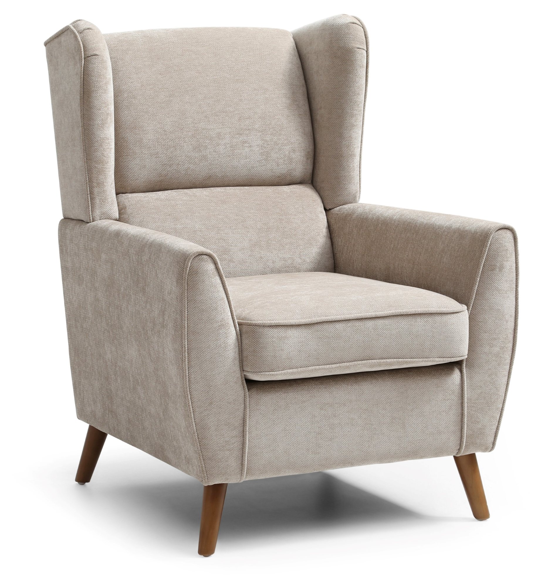 Luca Wingback Armchair styled in a room setting