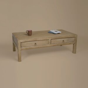Brodie Coffee Table seen from above showing the 120 by 60cm top