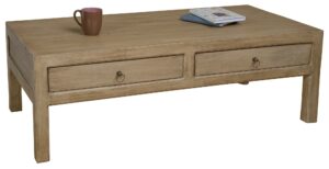Close-up of the corner joint on the Brodie Coffee Table