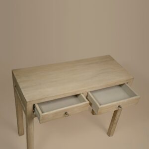 Brodie Console Table from the side showing 40cm depth