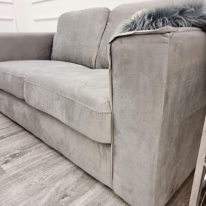 Detail of the Hudson sofa arm and seat cushion