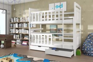 Wooden Bunk Bed Sebus with Storage, view 2 — Arte-N bunk bed