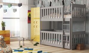 Wooden Bunk Bed Konrad with Cot Bed, view 2 — Arte-N bunk bed
