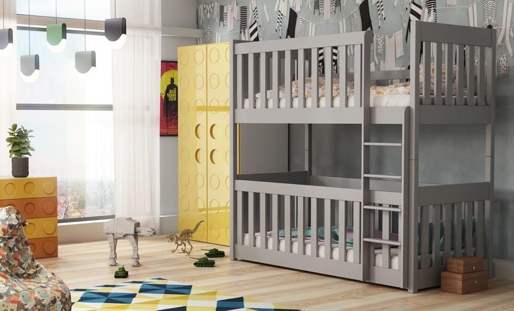 Wooden Bunk Bed Konrad with Cot Bed, view 2 — Arte-N bunk bed