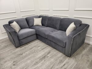 Lincoln four piece corner sofa in a room setting on wood flooring