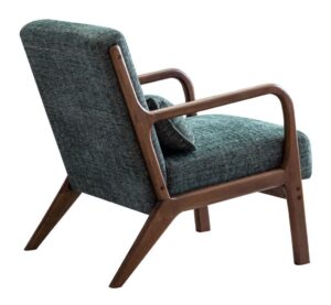 Inca accent chair shown beside a side table