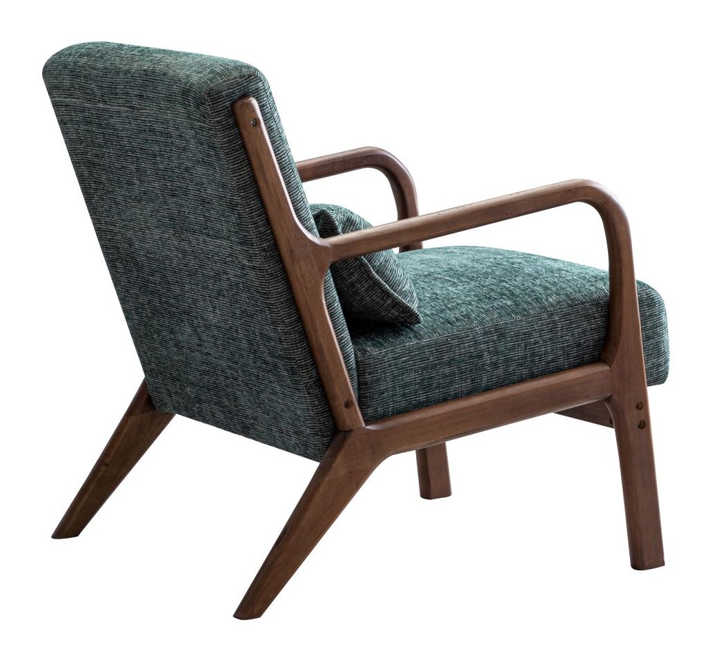 Inca accent chair shown beside a side table