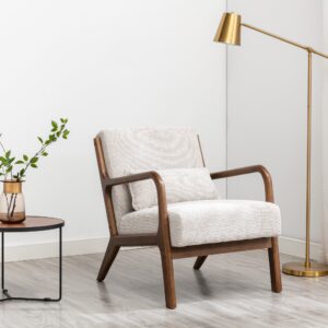 Detail of the Leto woven chenille upholstery on the Inca chair