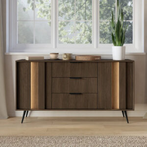Amaro Chest Of Drawers 154cm in Oak Dunin, view 2 — Arte-N chest of drawers