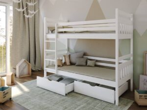 Wooden Bunk Bed Adas with Storage, view 2 — Arte-N kids single bed
