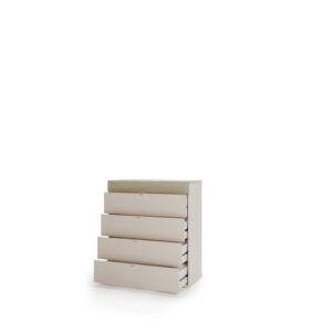 Charlie CH-20 Chest Of Drawers 100cm in Cashmere and Oak Barista, view 2 — Arte-N chest of drawers