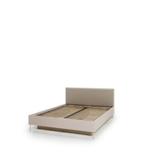 Charlie CH-24 Ottoman Bed [EU King] in Cashmere and Oak Barista, view 3 — Arte-N ottoman bed